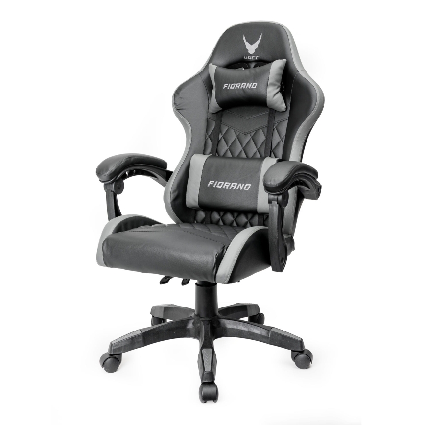 Sedia da gaming FIORANO nero/grigio