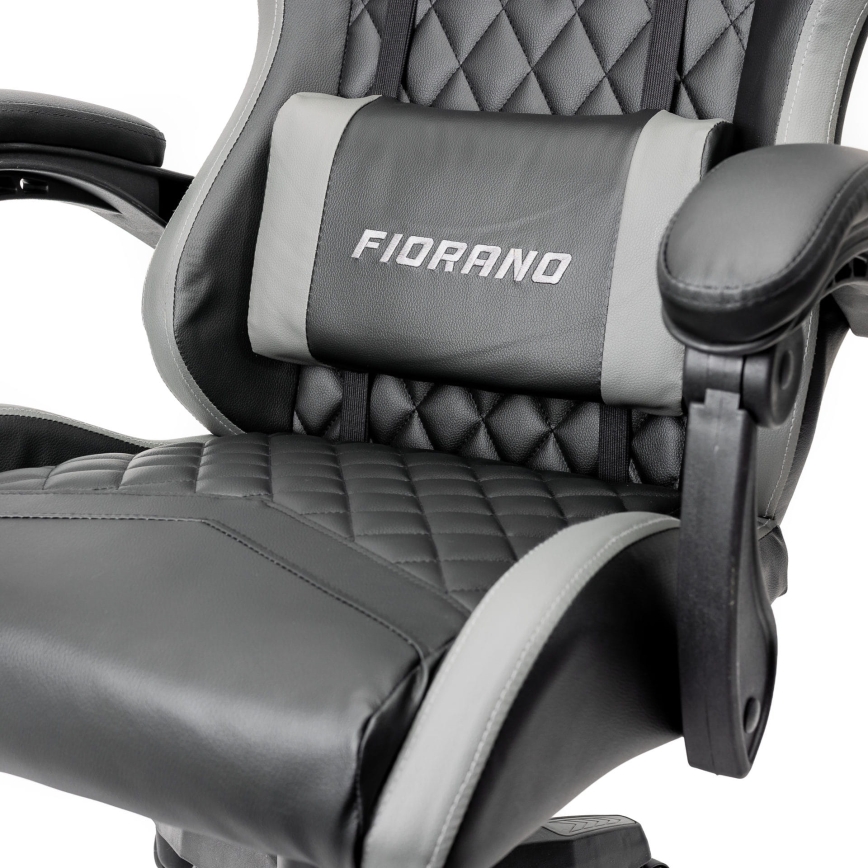 Sedia da gaming FIORANO nero/grigio