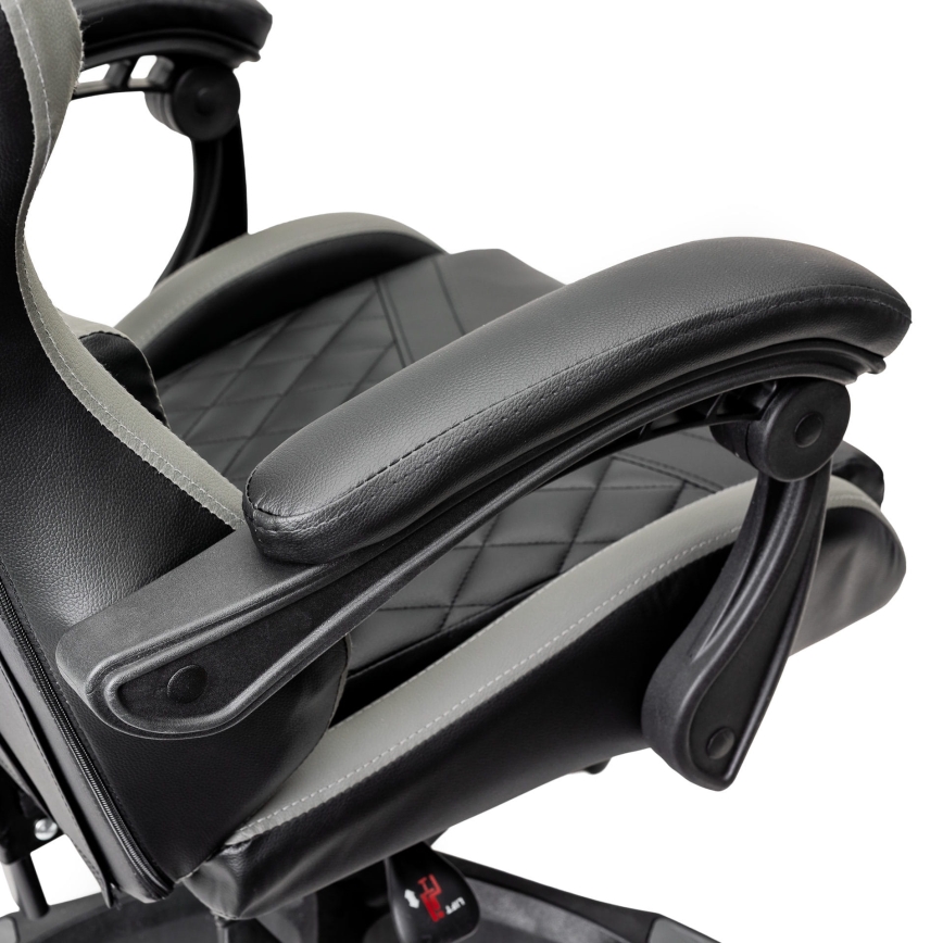 Sedia da gaming FIORANO nero/grigio