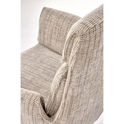 Sedia girevole da pranzo HALSA 1 pz beige