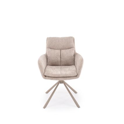 Sedia girevole da pranzo HALSA 1 pz beige