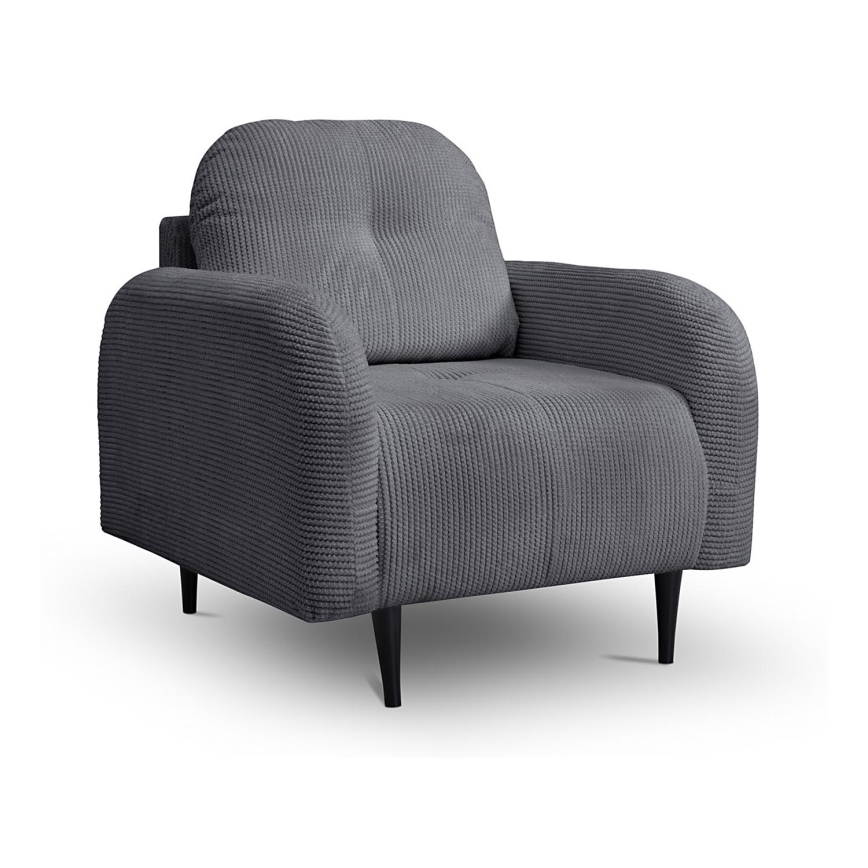 Sedia imbottita CLOUDY grigio