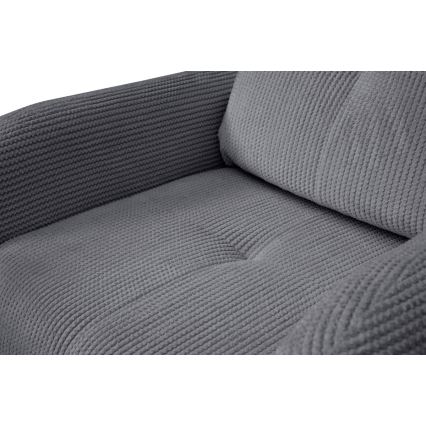 Sedia imbottita CLOUDY grigio