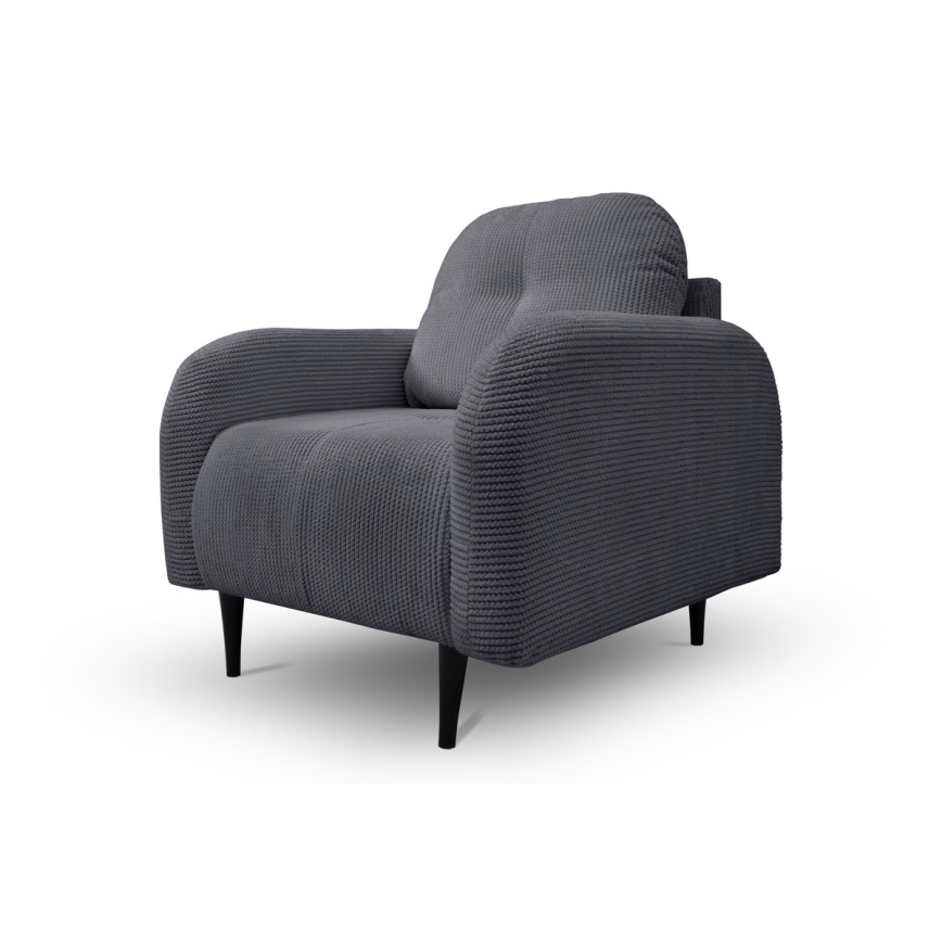 Sedia imbottita CLOUDY grigio