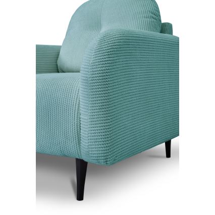 Sedia imbottita CLOUDY turchese