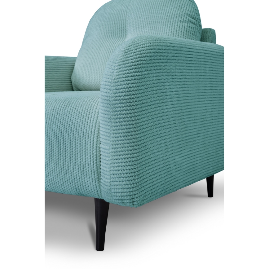 Sedia imbottita CLOUDY turchese