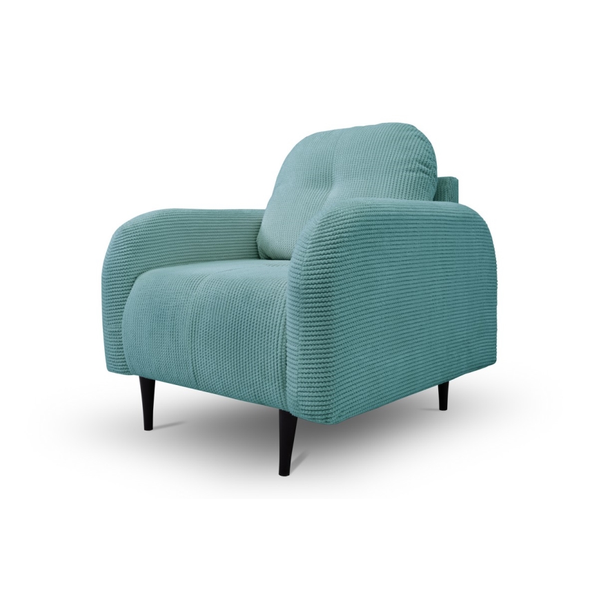 Sedia imbottita CLOUDY turchese