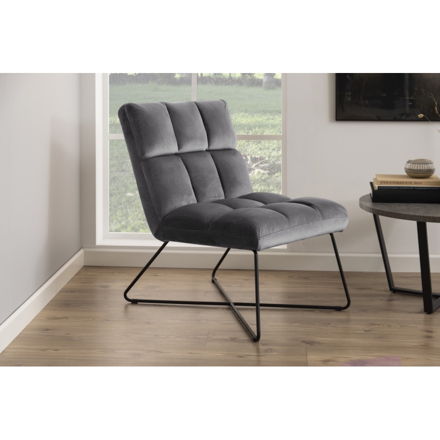 Sedia ZETA grigio scuro