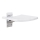 Sedile per doccia 38x45 cm argento/bianco