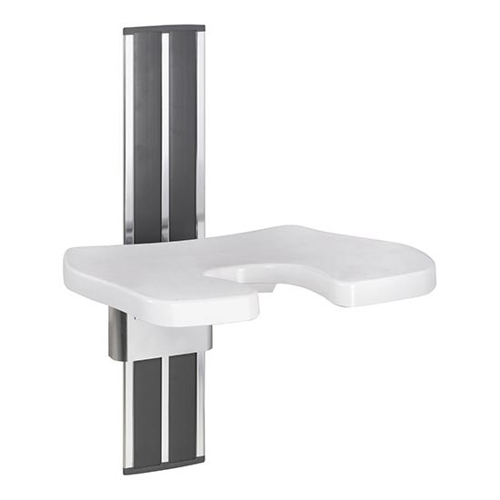 Sedile per doccia 43x67 cm argento/bianco