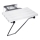 Sedile per doccia 44x46 cm acciaio inox/argento