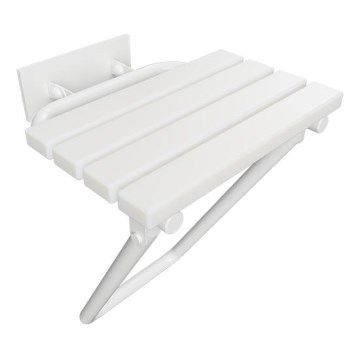 Sedile per doccia 44x46 cm bianco