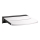 Sedile per doccia 46,2x12 cm nero/bianco