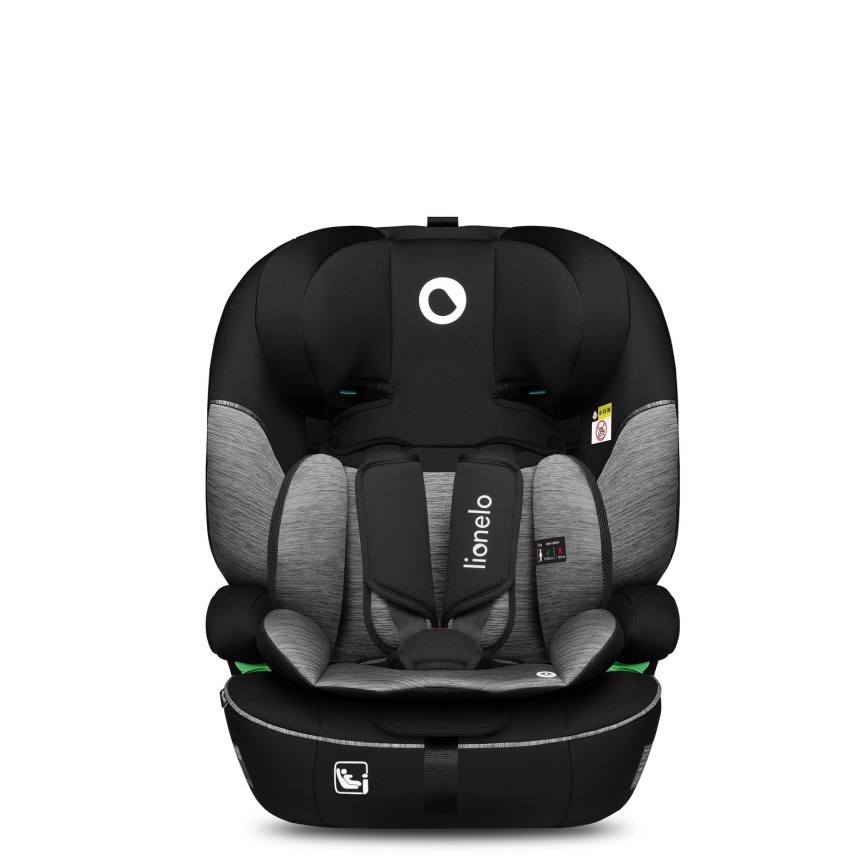 Seggiolino auto Lionelo LEVI i-Size 76-150 cm - Nero Grigio