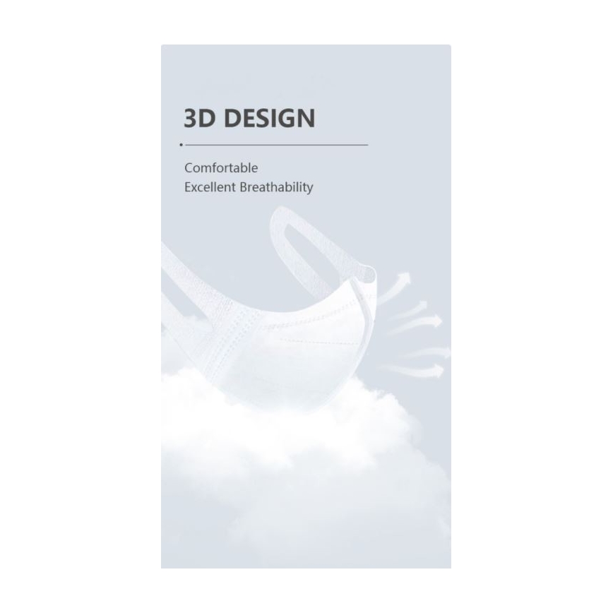 Semimaschera filtro KN90 NR D