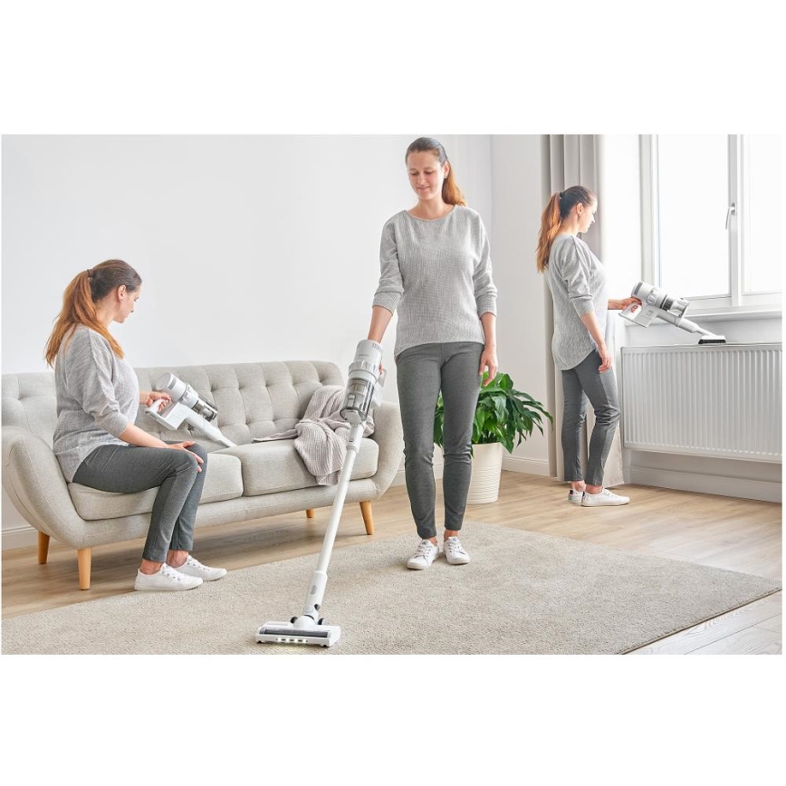 Sencor - Aspirapolvere a batteria 2in1 250W/2200 mAh bianco