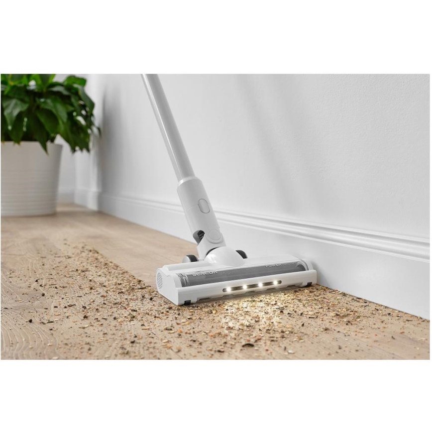 Sencor - Aspirapolvere a batteria 2in1 250W/2200 mAh bianco