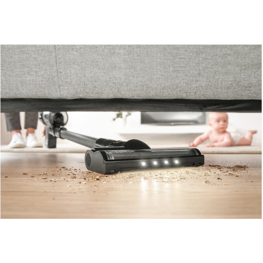 Sencor - Aspirapolvere a batteria 2in1 250W/2200 mAh nero