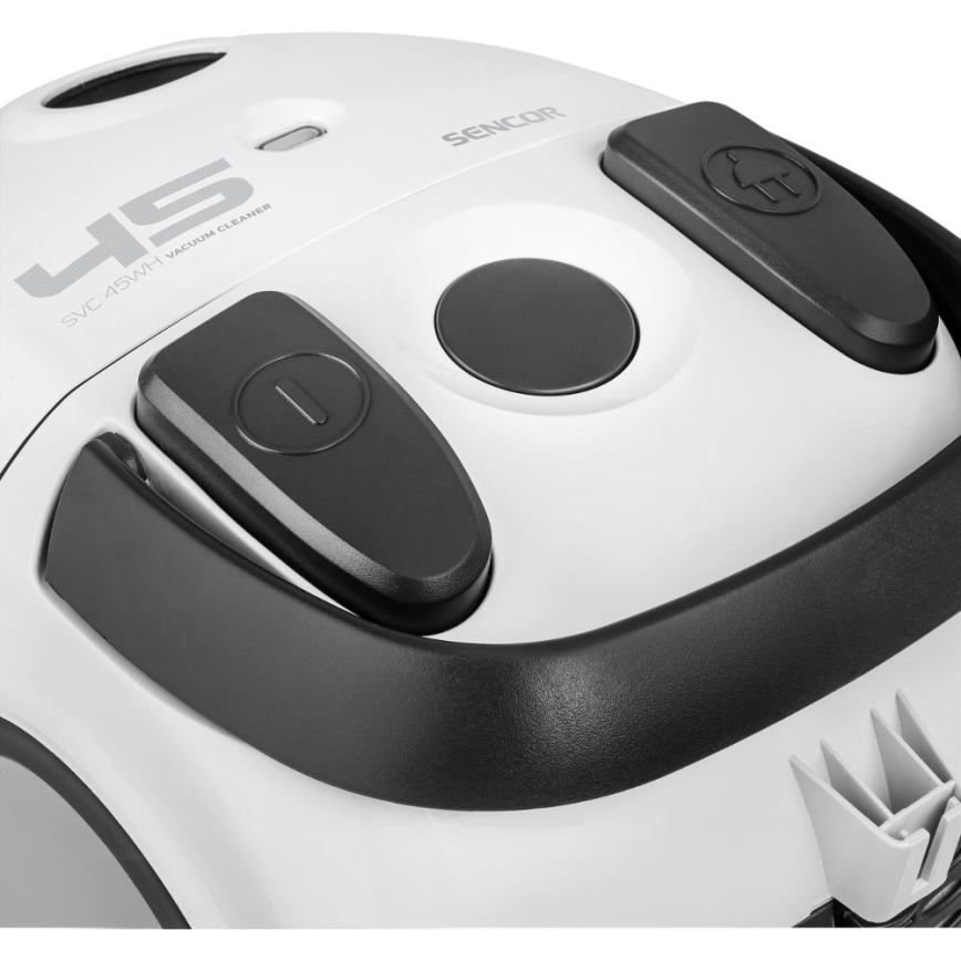 Sencor - Aspirapolvere a sacchetto 1,5 l 850W/230V bianco