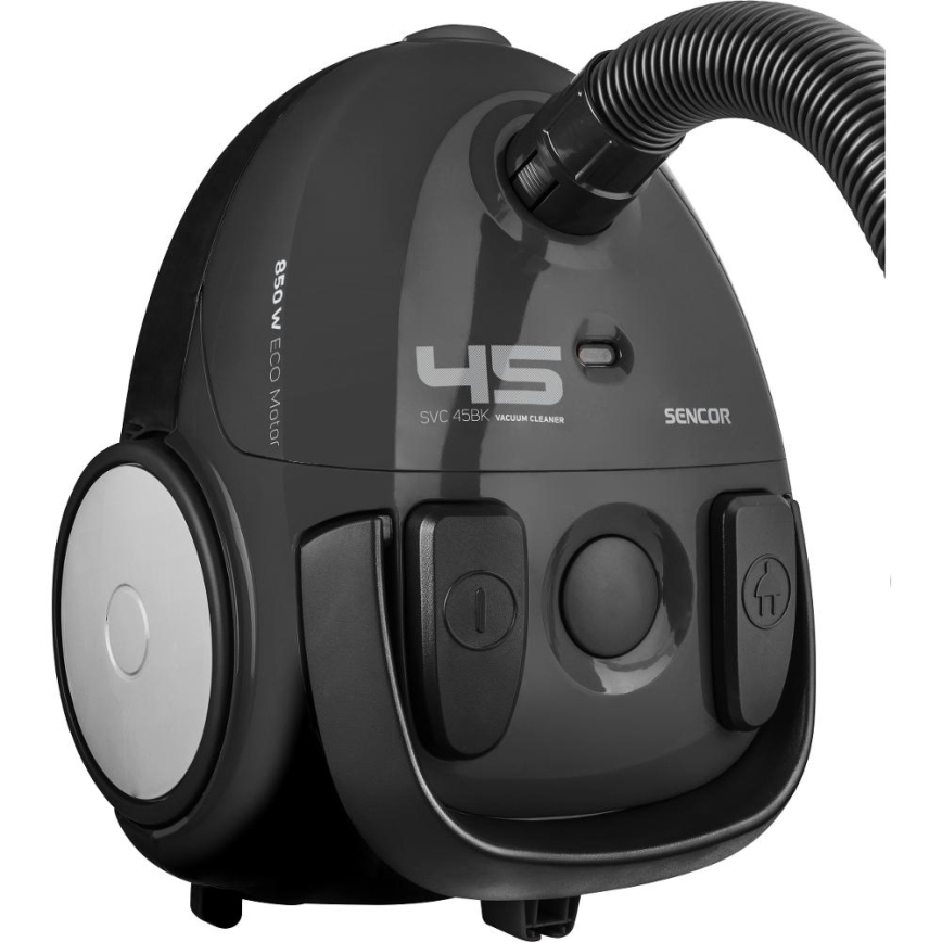 Sencor - Aspirapolvere a sacchetto 1,5 l 850W/230V nero