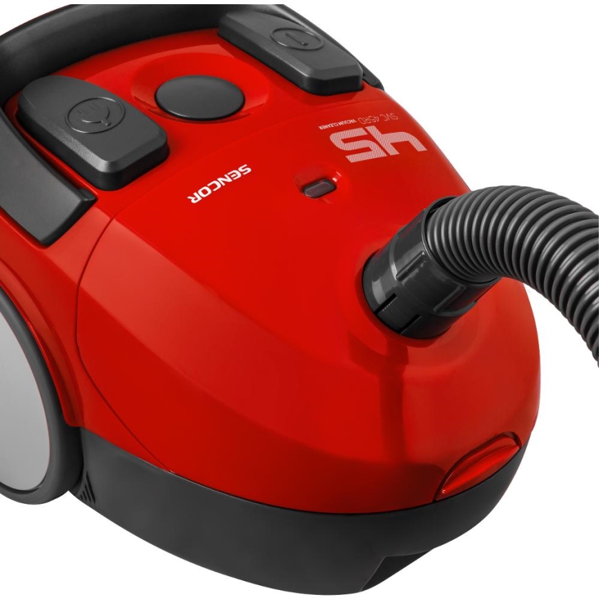 Sencor - Aspirapolvere a sacco 1,5 l 850W/230V rosso/nero