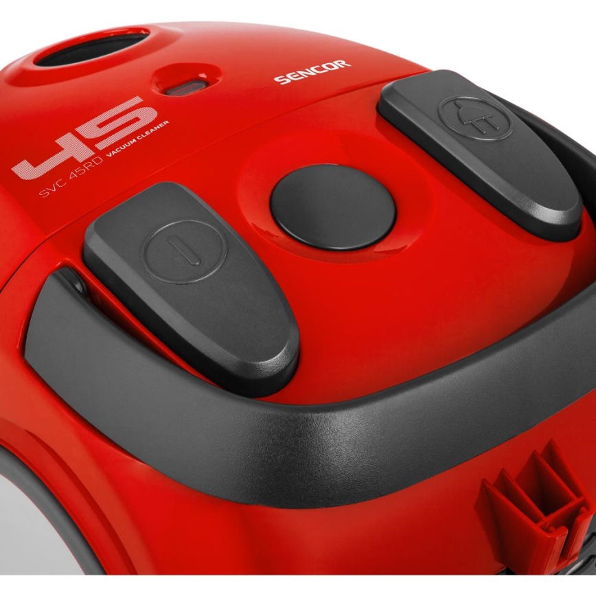 Sencor - Aspirapolvere a sacco 1,5 l 850W/230V rosso/nero