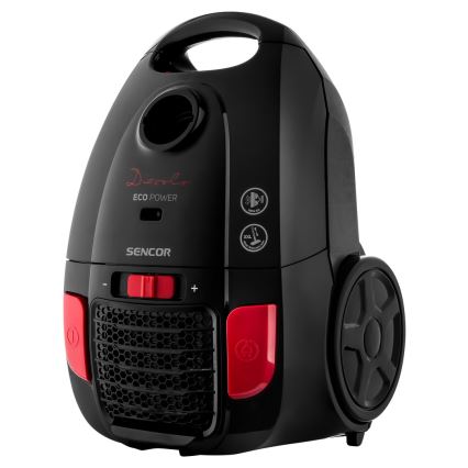 Sencor - Aspirapolvere a sacco 3 l 700W/230V nero/rosso