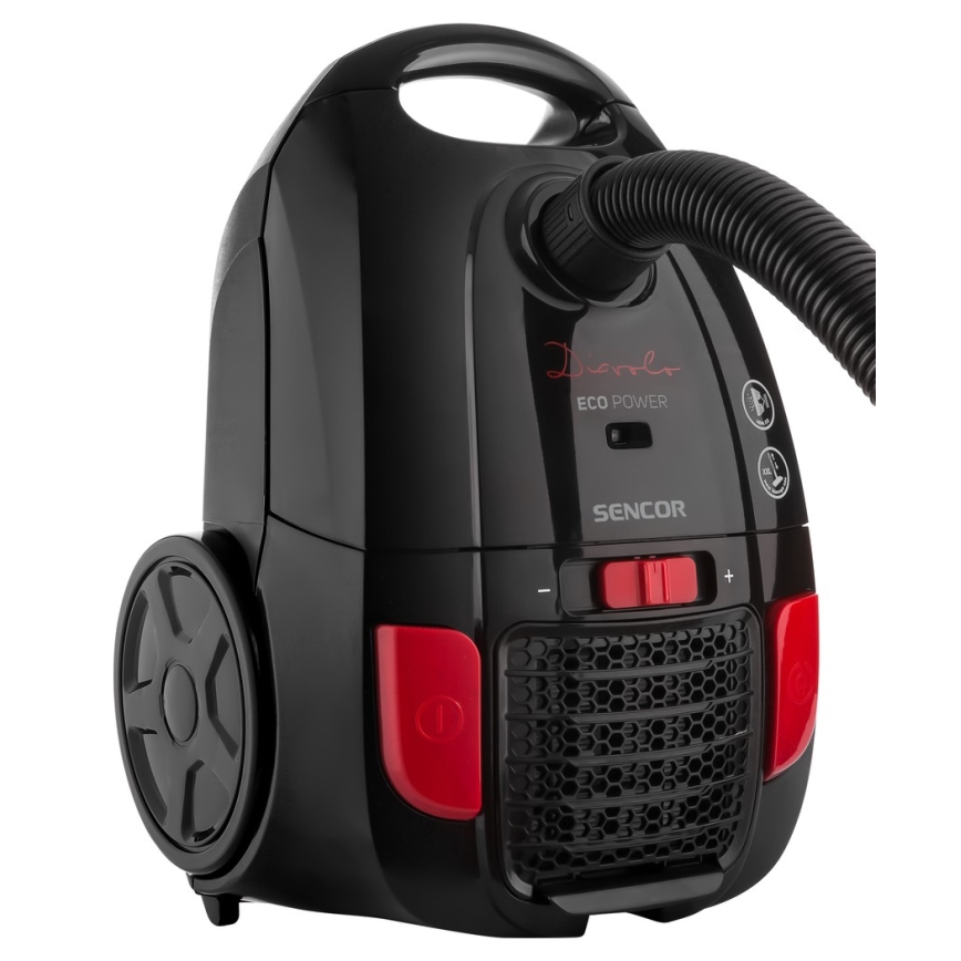 Sencor - Aspirapolvere a sacco 3 l 700W/230V nero/rosso