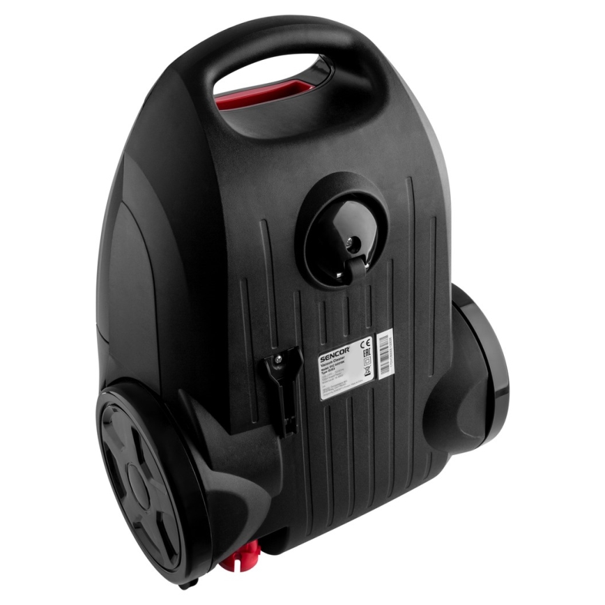 Sencor - Aspirapolvere a sacco 3 l 700W/230V nero/rosso