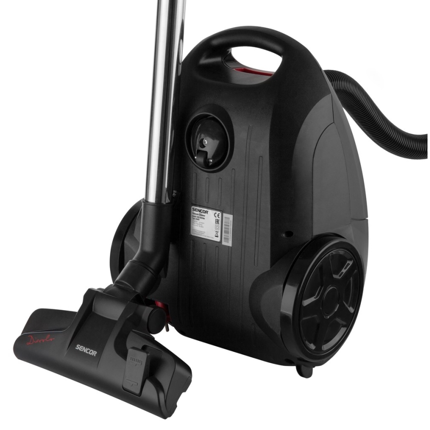 Sencor - Aspirapolvere a sacco 3 l 700W/230V nero/rosso