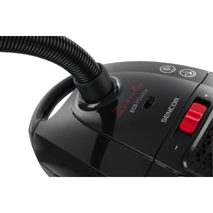 Sencor - Aspirapolvere a sacco 3 l 700W/230V nero/rosso