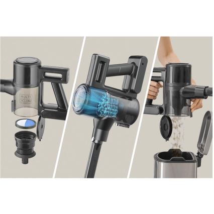 Sencor - Aspirapolvere a scopa senza filo 2 in 1 200 W / 2600 mAh, nero