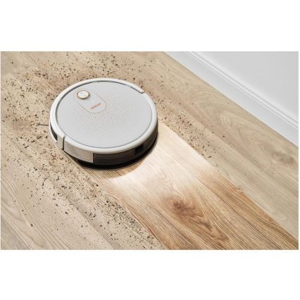 Sencor - Aspirapolvere robot smart con uno spazzolone 2in1 28W/2600 mAh Wi-Fi bianco + telecomando