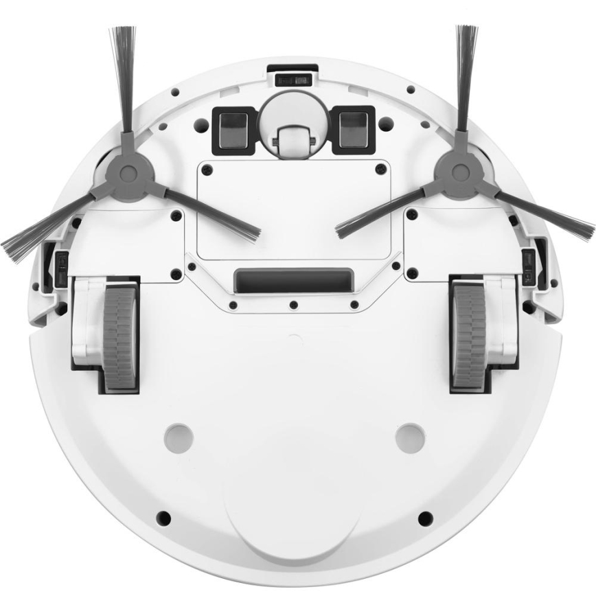 Sencor - Aspirapolvere robotico con uno spazzolone 2in1 18W/1500 mAh bianco + telecomando