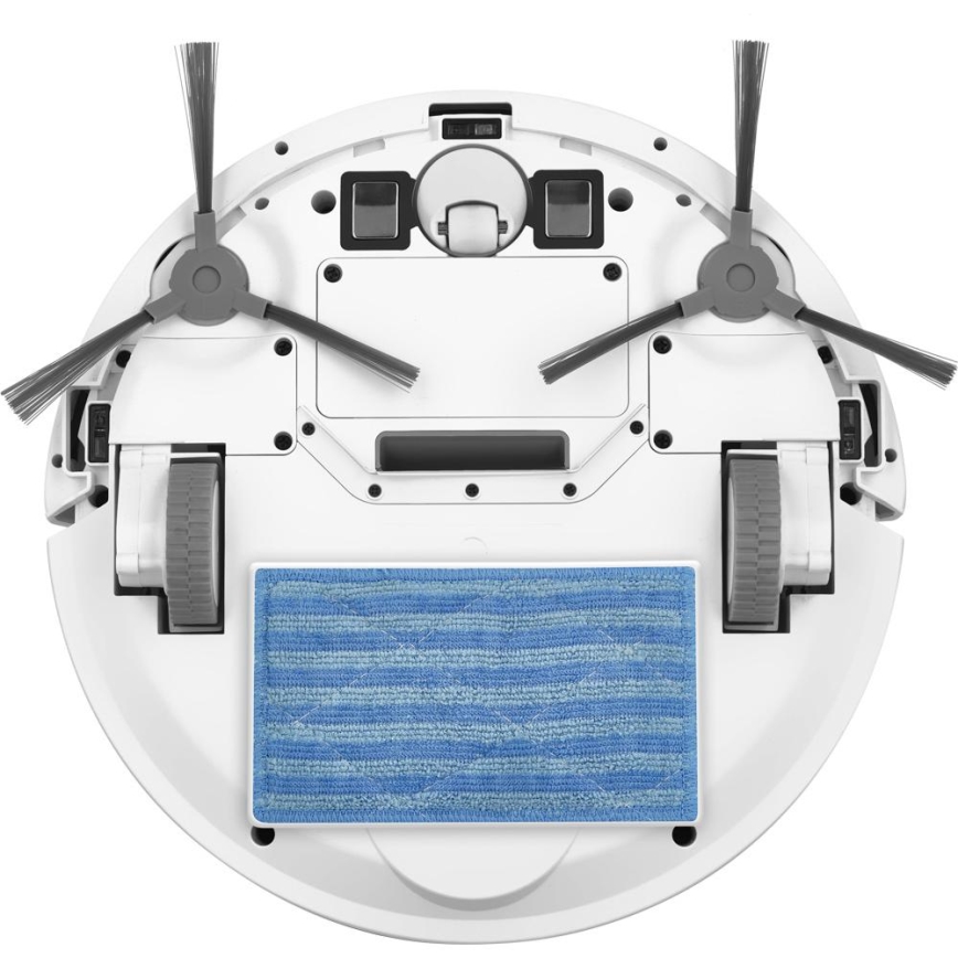 Sencor - Aspirapolvere robotico con uno spazzolone 2in1 18W/1500 mAh bianco + telecomando