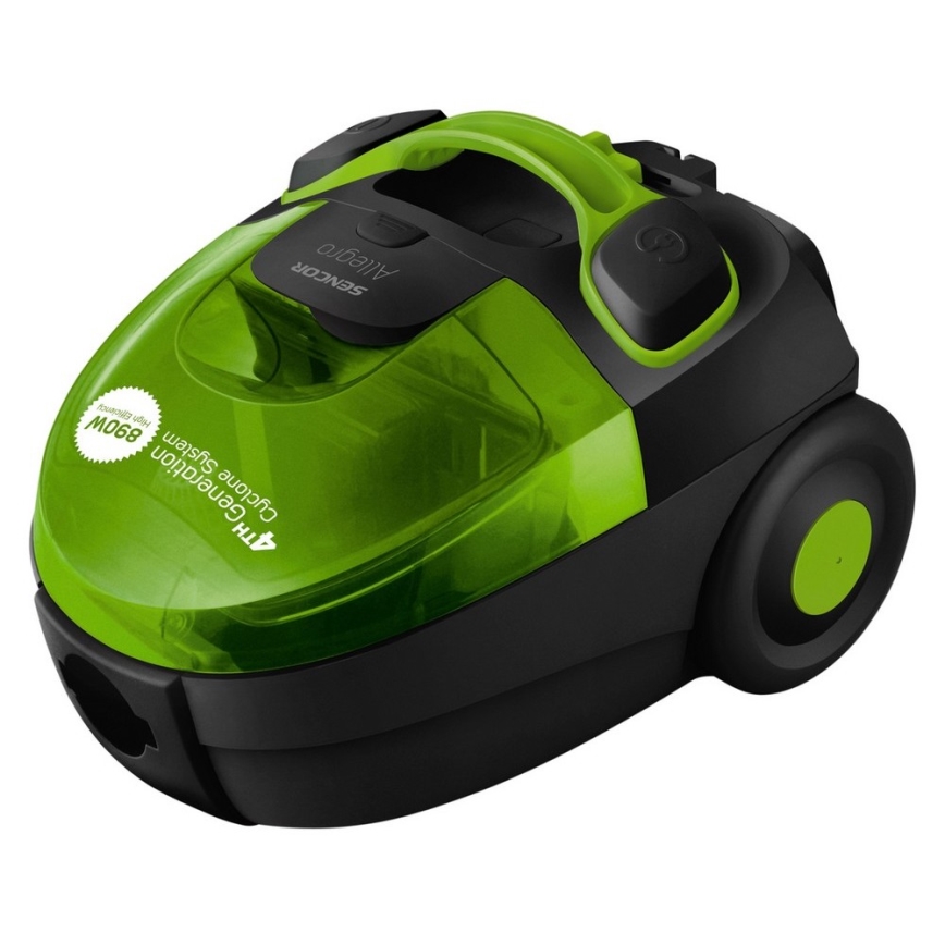 Sencor - Aspirapolvere senza sacco 1,5 l 890W/230V verde/nero