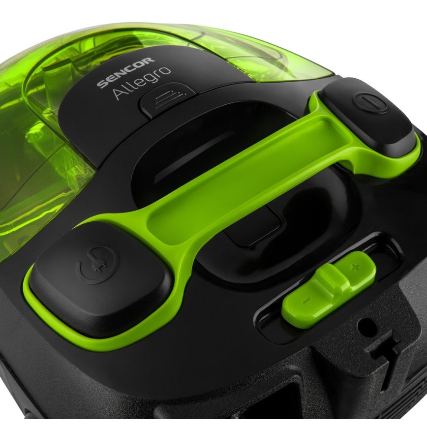 Sencor - Aspirapolvere senza sacco 1,5 l 890W/230V verde/nero