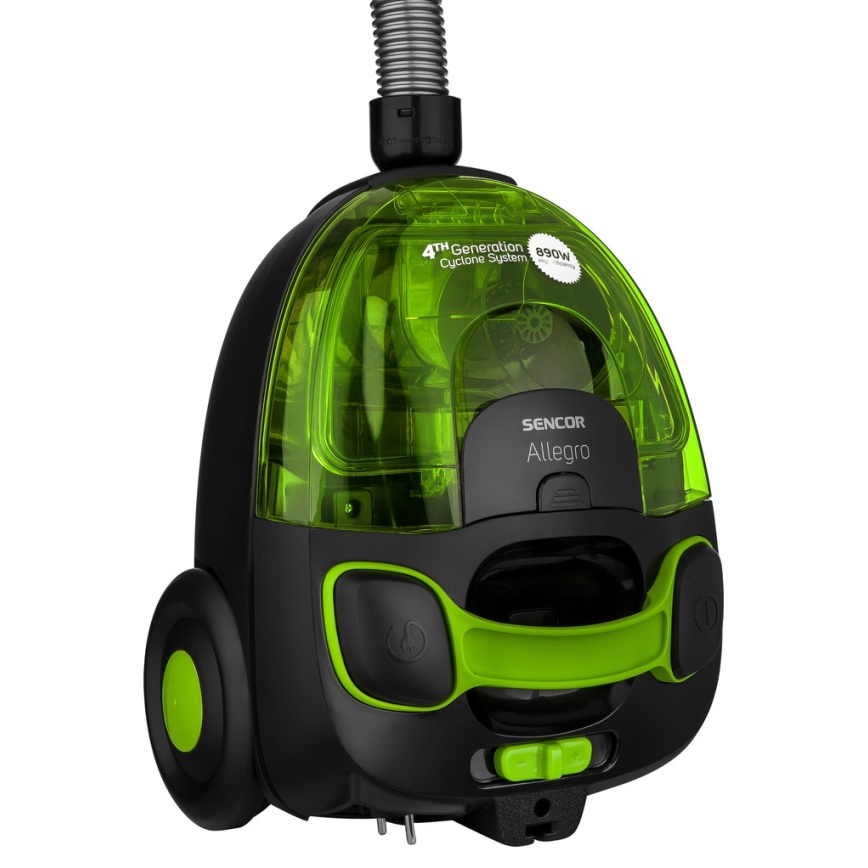 Sencor - Aspirapolvere senza sacco 1,5 l 890W/230V verde/nero