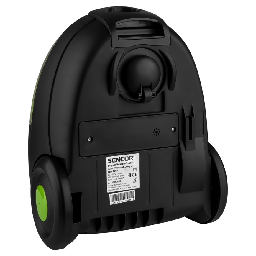 Sencor - Aspirapolvere senza sacco 1,5 l 890W/230V verde/nero