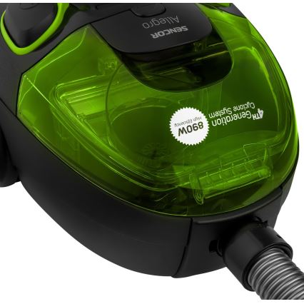 Sencor - Aspirapolvere senza sacco 1,5 l 890W/230V verde/nero