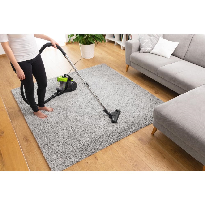 Sencor - Aspirapolvere senza sacco 2 L 700 W/230 V nero/verde