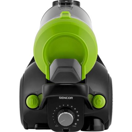 Sencor - Aspirapolvere senza sacco 2 L 700 W/230 V nero/verde