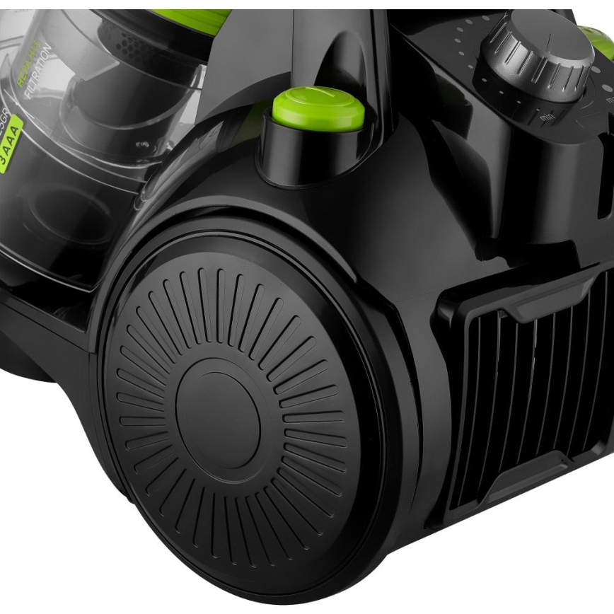Sencor - Aspirapolvere senza sacco 2 L 700 W/230 V nero/verde