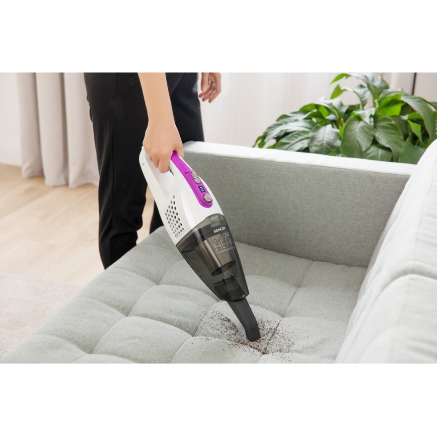 Sencor - Aspirapolvere Stick 2in1 110W/14,8V 2200 mAh bianco