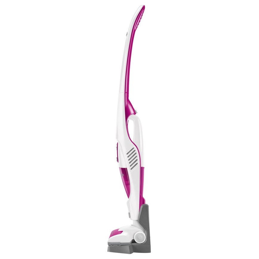 Sencor - Aspirapolvere Stick con spazzola rotante elettrica 2in1 70W/12V 1800 mAh bianco/rosa