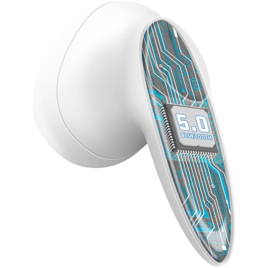 Sencor - Auricolari senza fili 230 mAh + 2x 25 mAh IPX4 bianco