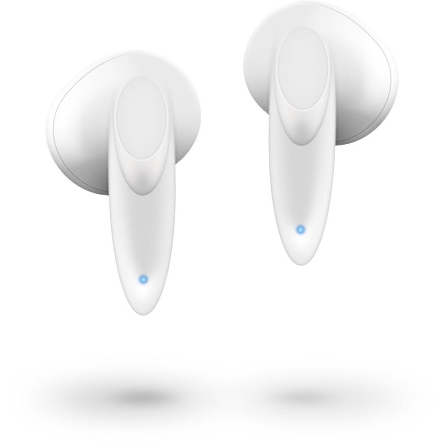 Sencor - Auricolari senza fili 230 mAh + 2x 25 mAh IPX4 bianco