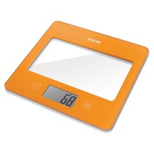 Sencor - Bilancia da cucina digitale 1xCR2032 arancione