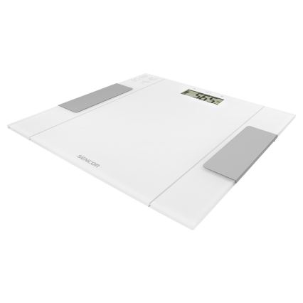 Sencor - Bilancia fitness personale intelligente 1xCR2032 bianco