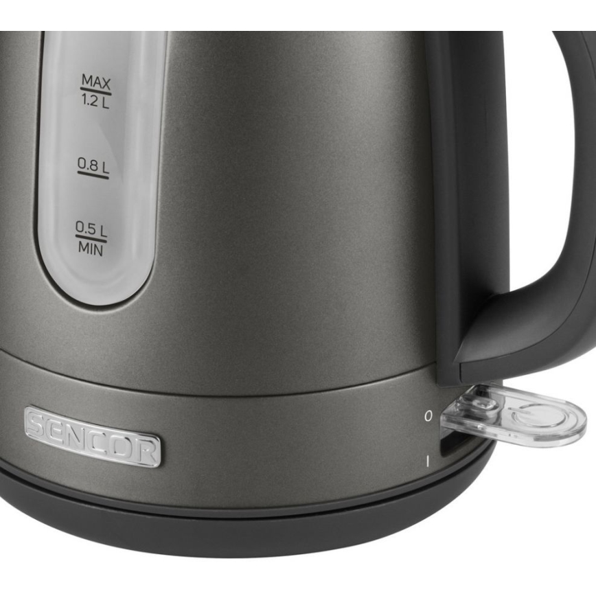 Sencor - Bollitore 1,2 l 2150W/230V antracite
